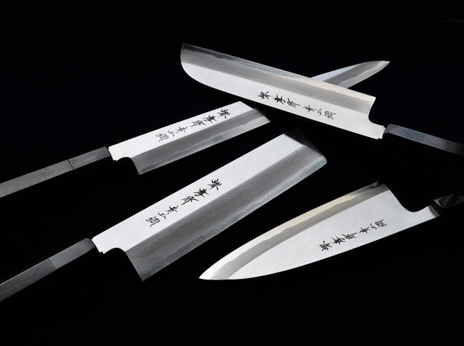 青二鋼 黒檀柄 – 堺孝行包丁専門店 光三郎 Online shop