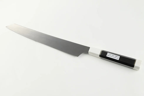 堺 孝行 真打 水本焼 白二鋼 飛燕 和包丁 サヤ付 黒檀柄 4