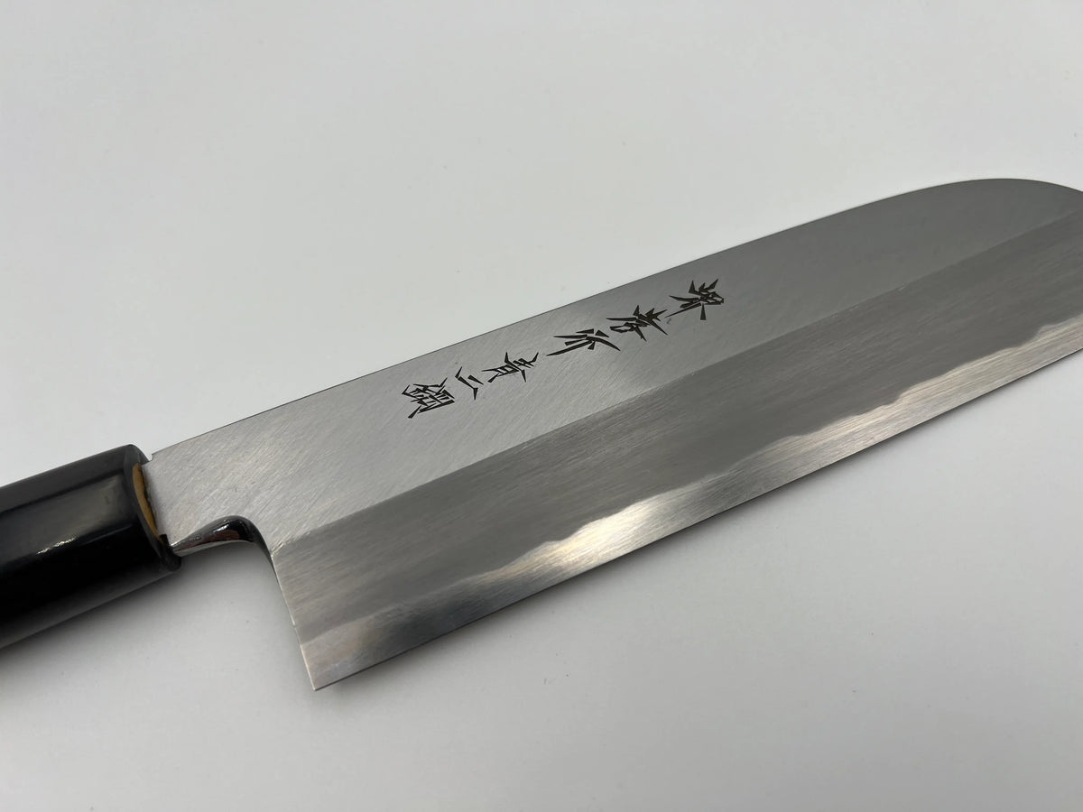 堺孝行 青二鋼 鎌形薄刃 和包丁 朴柄 – 堺孝行包丁専門店 光三郎