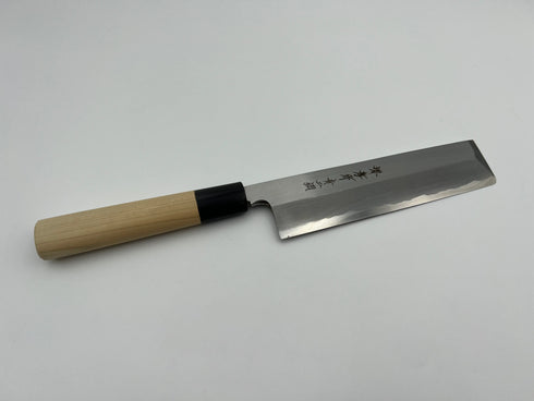 堺孝行 青二鋼 薄刃 和包丁 朴柄 2