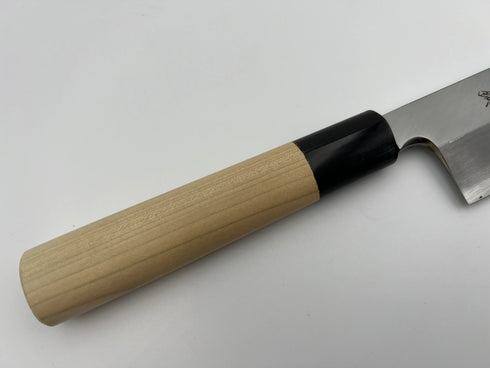 堺孝行 青二鋼 薄刃 和包丁 朴柄 4