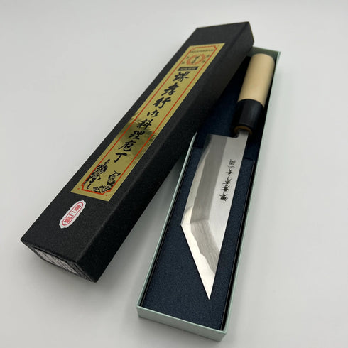 堺孝行 青二鋼 あなご包丁 和包丁 朴柄 1