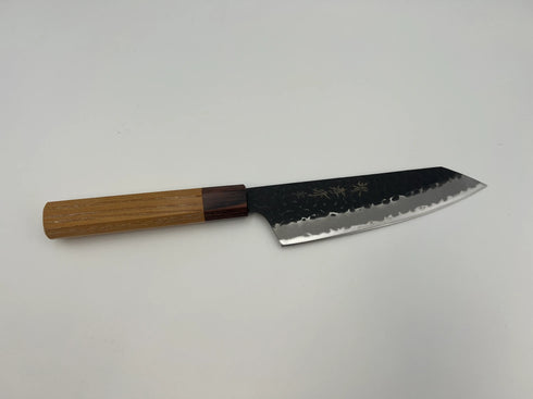 堺 孝行 青紙スーパー 剣型三徳 和包丁 ケヤキ柄 2