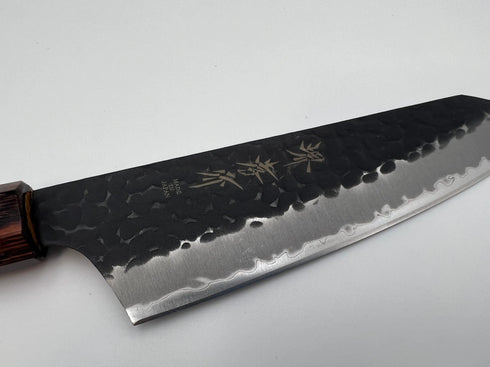 堺 孝行 青紙スーパー 剣型三徳 和包丁 ケヤキ柄 3