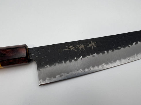 堺 孝行 青紙スーパー 牛刀 和包丁 ケヤキ柄 3