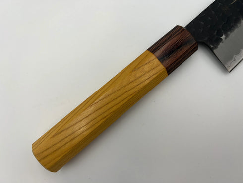 堺 孝行 青紙スーパー 三徳 和包丁 ケヤキ柄 5