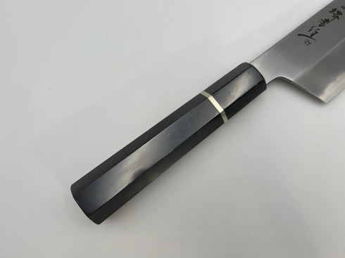 堺 孝行 焔SP 青ニ鋼 剣型牛刀 和包丁 黒檀柄 5