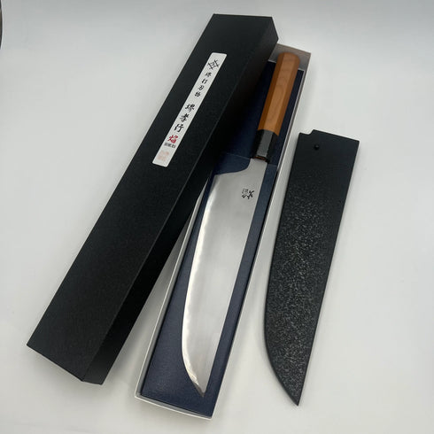 堺 孝行 焔弧月 青ニ鋼 牛刀 和包丁 イチイ柄 1