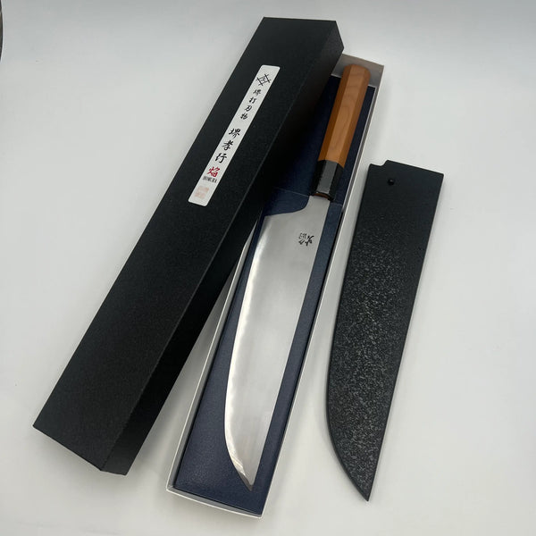 堺 孝行 焔弧月 青ニ鋼 牛刀 和包丁 イチイ柄 1