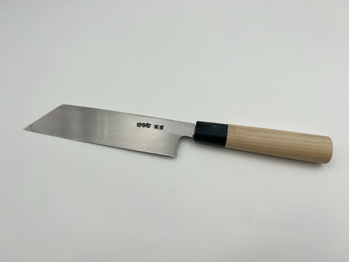 堺孝行 特上 白二鋼 むき物包丁 和包丁 朴柄 5