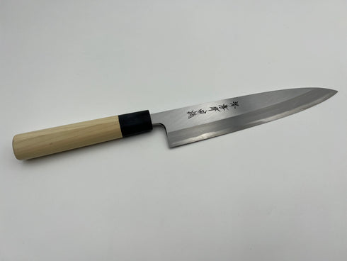 堺孝行 特上 白二鋼 身卸出刃 和包丁 朴柄 2