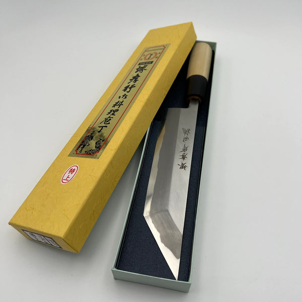 堺孝行 特上 白二鋼 江戸裂 鰻裂 和包丁 朴柄 1