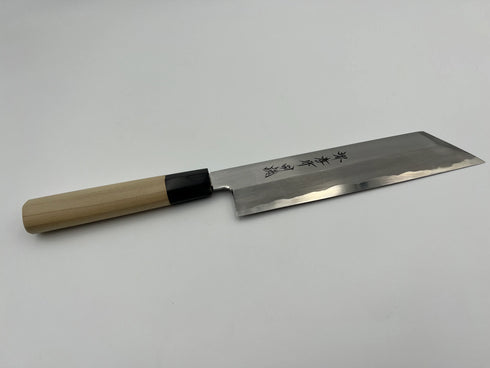 堺孝行 特上 白二鋼 菱形薄刃 和包丁 朴柄 2