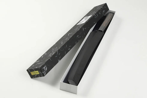 堺 孝行 斬月 銀三鋼 先丸正夫 斬月型 和包丁 サヤ付 ウエンジ柄 2