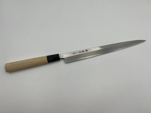 堺 孝行 本霞研 白三鋼 ふぐ引 和包丁 朴柄 2
