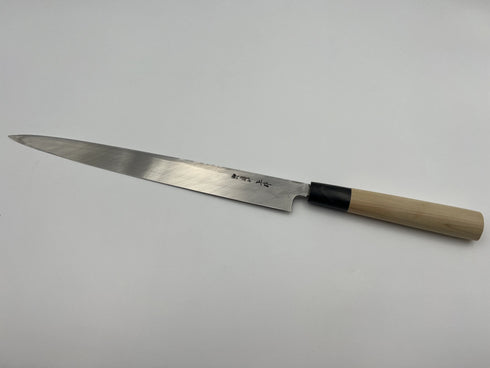 堺 孝行 本霞研 白三鋼 ふぐ引 和包丁 朴柄 5