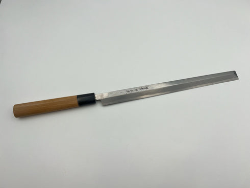 堺 孝行 本霞研 白三鋼 蛸引 和包丁 朴柄 2