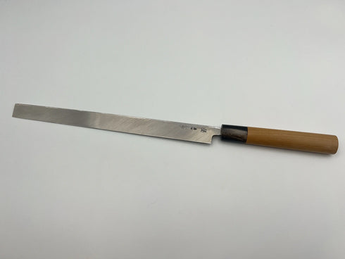 堺 孝行 本霞研 白三鋼 蛸引 和包丁 朴柄 5