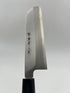 堺 孝行 本霞研 白三鋼 鎌形薄刃 和包丁 朴柄 6