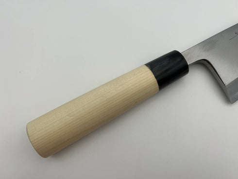 堺 孝行 本霞研 白三鋼 本出刃 和包丁 朴柄 4