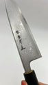 堺 孝行 うずしお 白二鋼 ダマスカス 出刃 和包丁 朴柄 8