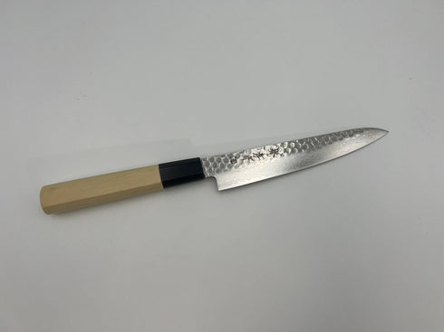 堺孝行 45層 ダマスカス 和式 10A ペティーナイフ 洋包丁 朴柄 2