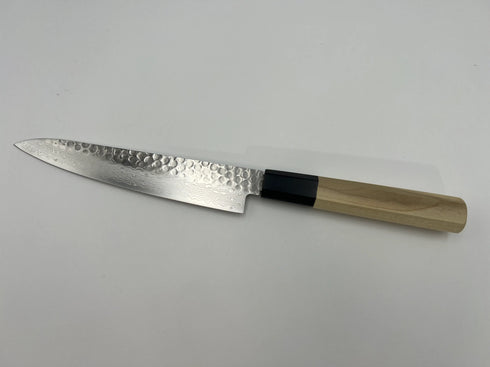 堺孝行 45層 ダマスカス 和式 10A ペティーナイフ 洋包丁 朴柄 4