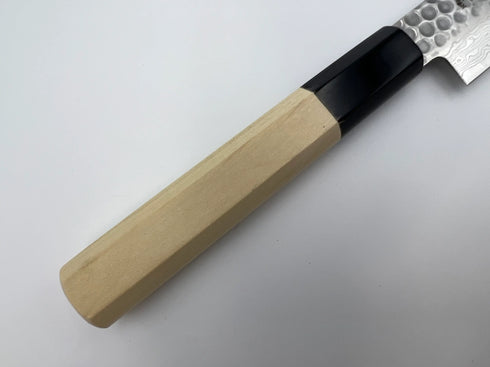 堺孝行 45層 ダマスカス 和式 10A ペティーナイフ 洋包丁 朴柄 5