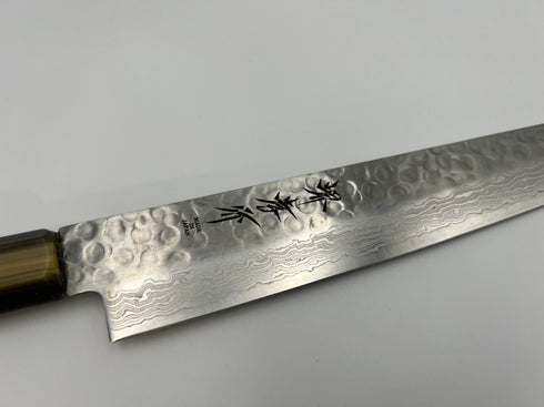 堺孝行 45層 ダマスカス 和式 10A 筋引 洋包丁 朴柄 3