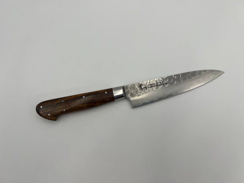 堺 孝行 VG10 33層 ダマスカス ペティーナイフ 洋包丁 デザートアイアンウッド(杉原モデル)柄 2