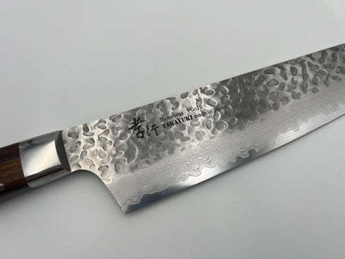 堺 孝行 VG10 33層 ダマスカス 剣型牛刀 洋包丁 デザートアイアンウッド(杉原モデル)柄 3