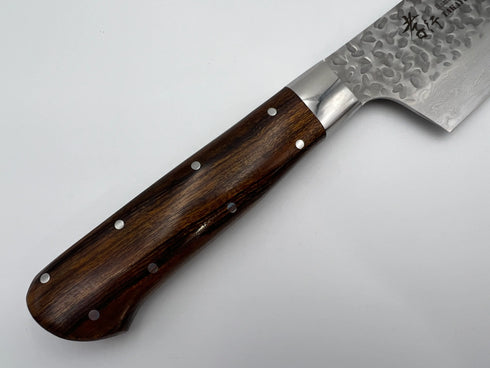 堺 孝行 VG10 33層 ダマスカス 剣型牛刀 洋包丁 デザートアイアンウッド(杉原モデル)柄 5