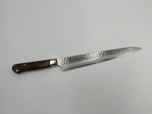 堺 孝行 VG10 33層 ダマスカス 筋引 洋包丁 デザートアイアンウッド(杉原モデル)柄 2