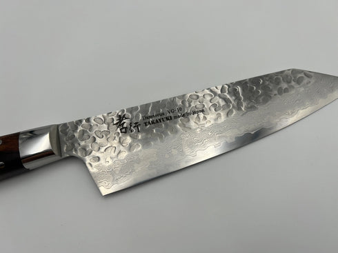 堺 孝行 VG10 33層 ダマスカス 剣型三徳 洋包丁 デザートアイアンウッド(杉原モデル)柄 3