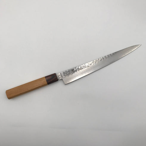 Sakai Takayuki 33 Layer Damascus VG10 Sujihiki Japanese Knife with Zelkova Pattern