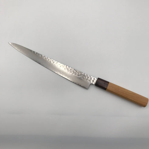 Sakai Takayuki 33 Layer Damascus VG10 Sujihiki Japanese Knife with Zelkova Pattern