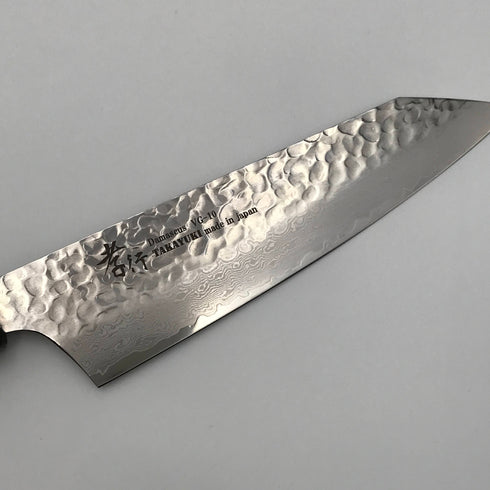 Sakai Takayuki 33 Layer Damascus VG10 Sword Type Santoku Japanese Kitchen Knife Zelkova Pattern