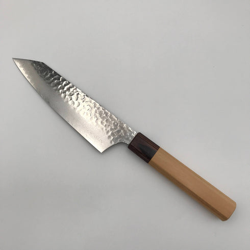 Sakai Takayuki 33 Layer Damascus VG10 Sword Type Santoku Japanese Kitchen Knife Zelkova Pattern