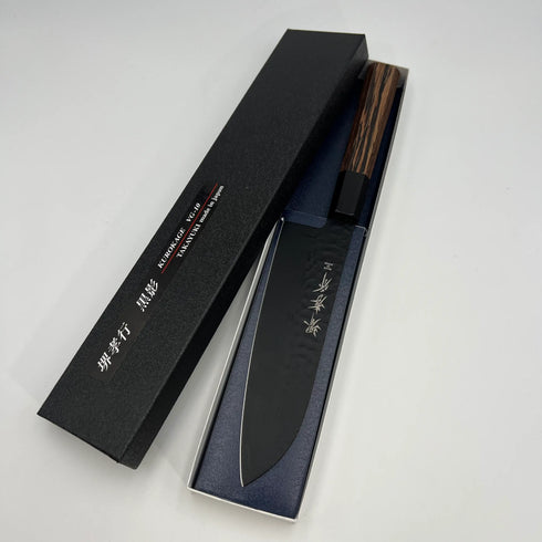 堺 孝行 黒影 VG10 三徳 和包丁 タガヤサン柄 1