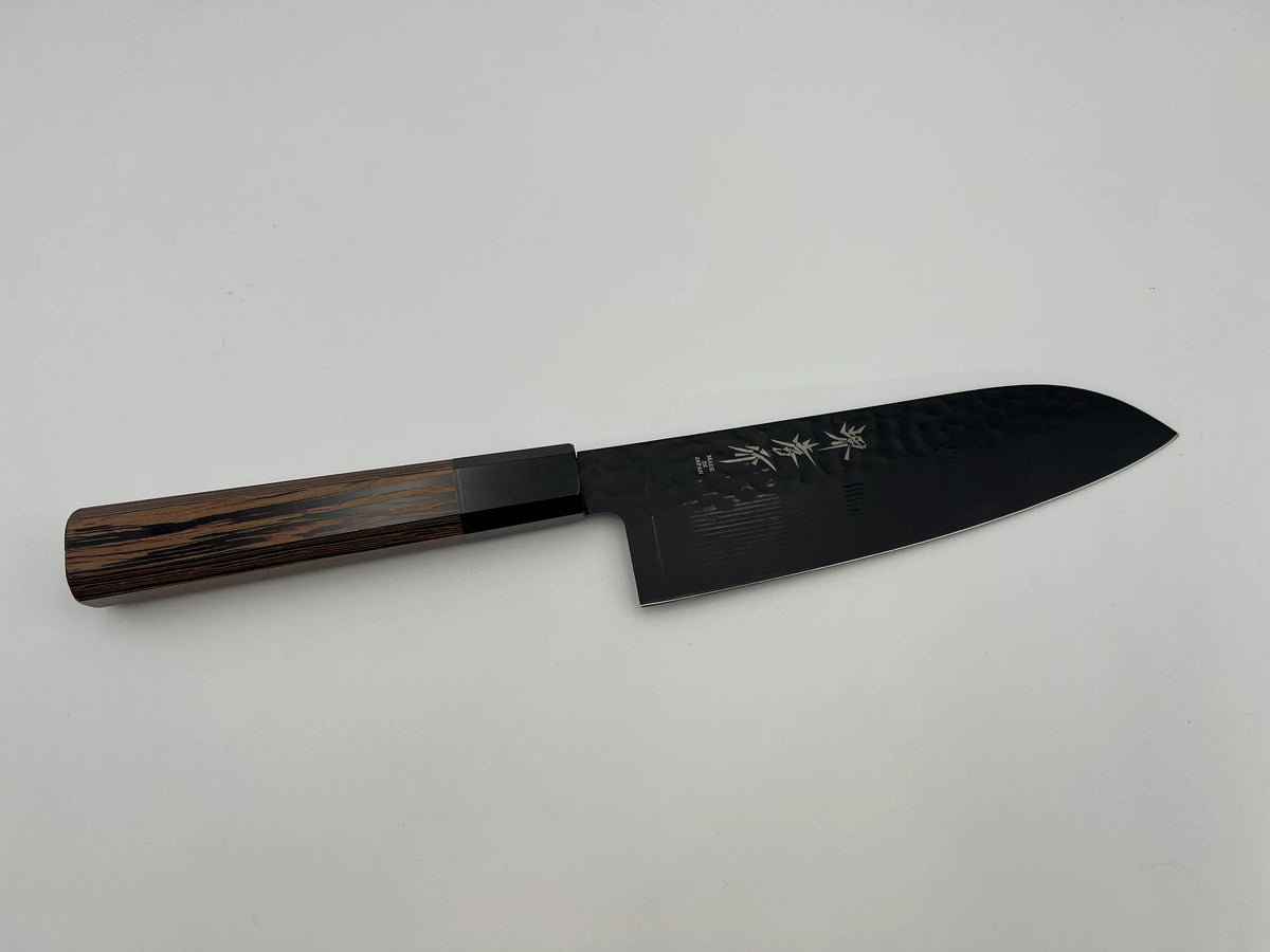 Takayuki Sakai Kurokage VG10 Santoku Japanese knife Tagayasan