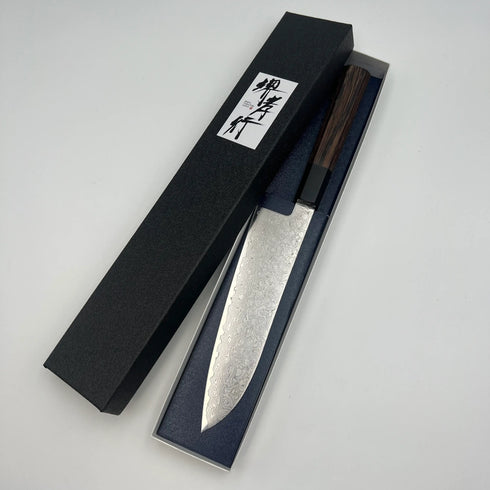 堺孝行 銀河 ZA-18 三徳 和包丁 ウエンジ柄 1