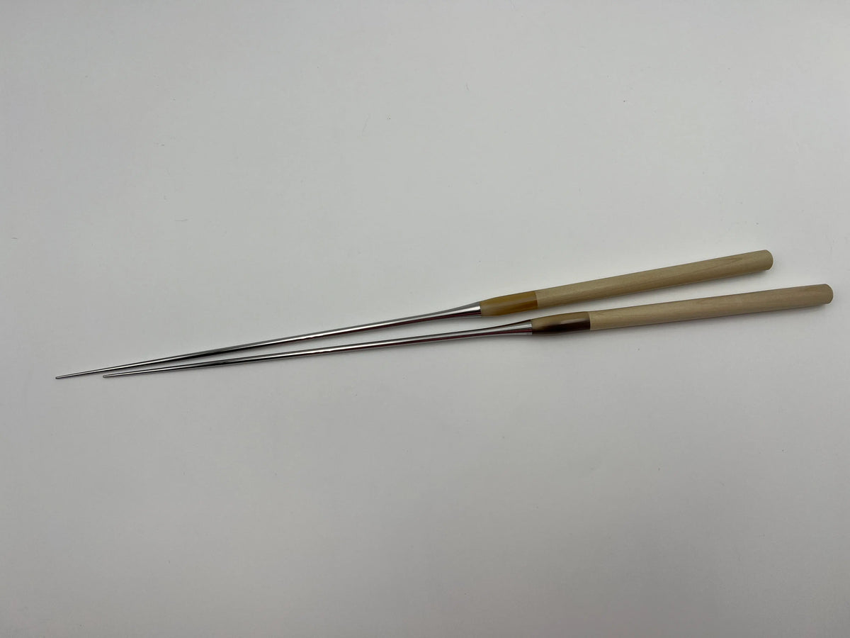 プロ用 ステンレス盛箸 165mm茶水牛柄 料理用盛箸の通販「サイトウ