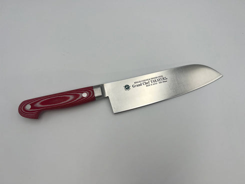 堺孝行 グランドシェフ マイカルタ柄 レッド 三徳 2