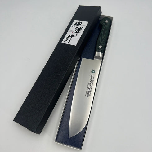 堺孝行 グランドシェフ マイカルタ柄 グリーン 三徳 1