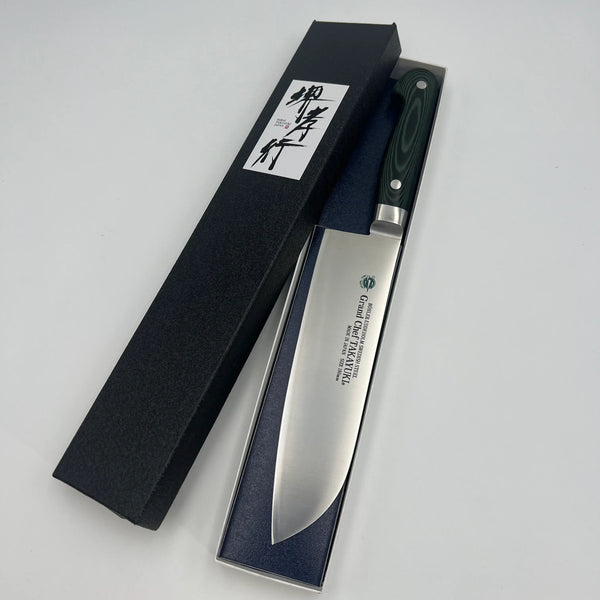 堺孝行 グランドシェフ マイカルタ柄 グリーン 三徳 1