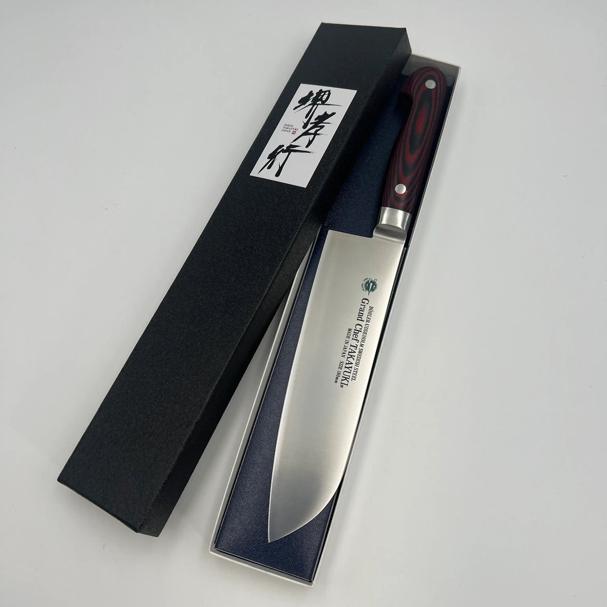 堺孝行 グランドシェフ マイカルタ柄 ワインレッド 三徳 – 堺孝行包丁