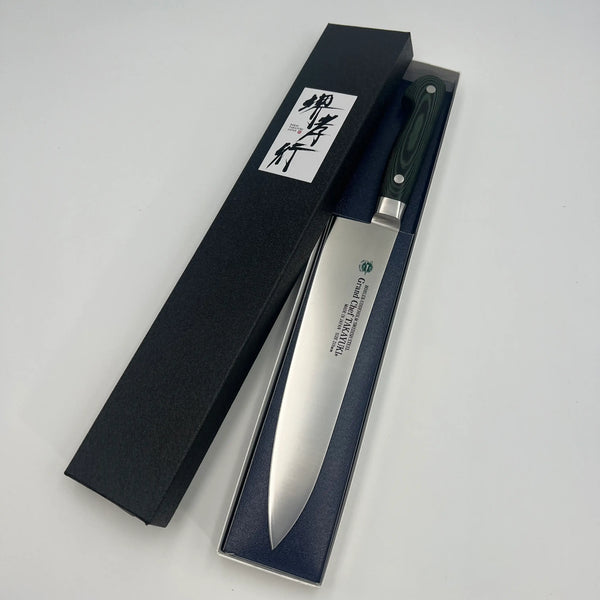 堺孝行 グランドシェフ マイカルタ柄 グリーン 牛刀 1