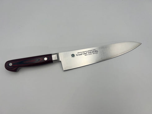 堺孝行 グランドシェフ マイカルタ柄 ワインレッド 牛刀 2