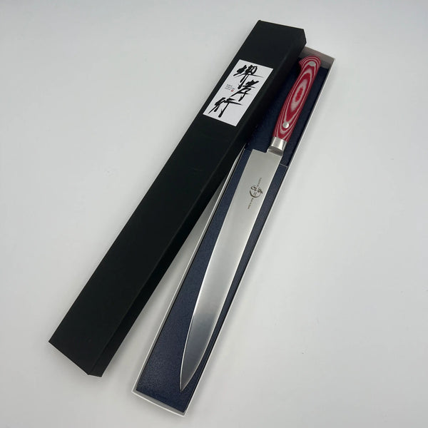 堺孝行 グランドシェフ マイカルタ柄 レッド 筋引 1