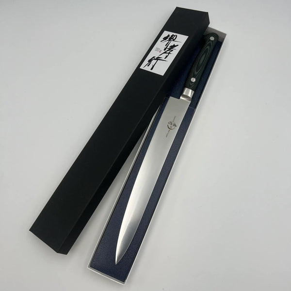 堺孝行 グランドシェフ マイカルタ柄 グリーン 筋引 1